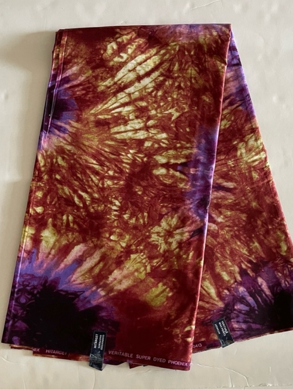 Tie-Dye Multicolor Cotton Fabric